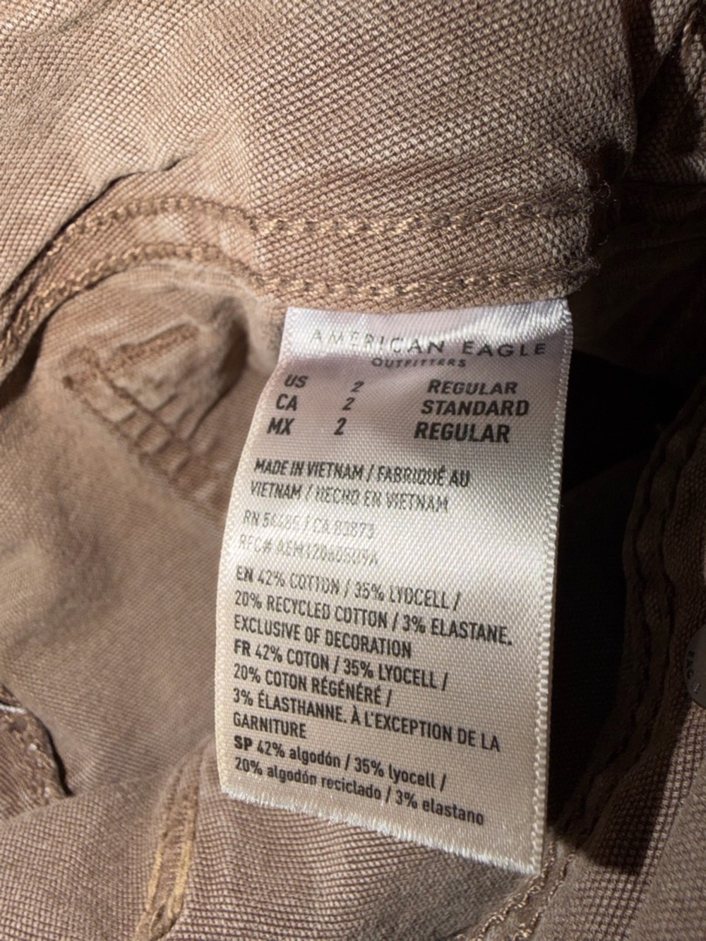 American Eagle Outfitters Stovepipe Stretch Cargo Pants - Picture 5 of 6